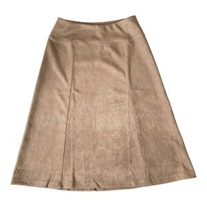 NorthStyle Tan Micro Fiber Faux Suede Boot Skirt M Medium